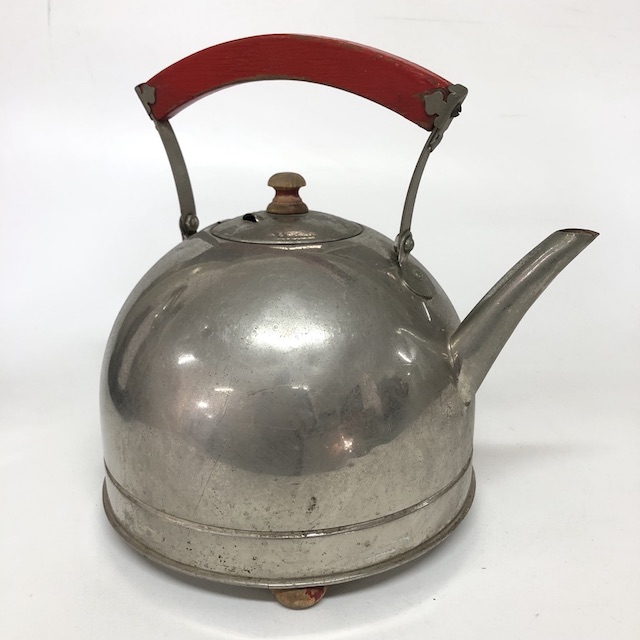 KETTLE, Deco Style w Red Handle